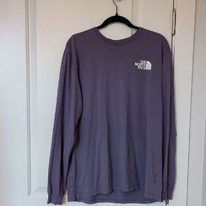The North Face Men's Long Sleeve Shirt in Deep Purple
